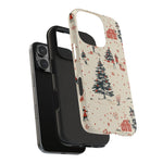Winter Village Holiday Tough iPhone Case — Vintage Holidays & Snow Scene  Shamo's