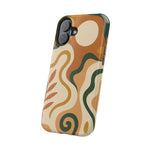Abstract Earth-Tone Impact iPhone Case — MagSafe  Shamo's