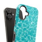 Turquoise Tide Crystal Clear Water MagSafe Phone Case – Tropical Aqua Ocean Ripple Protective Cover
