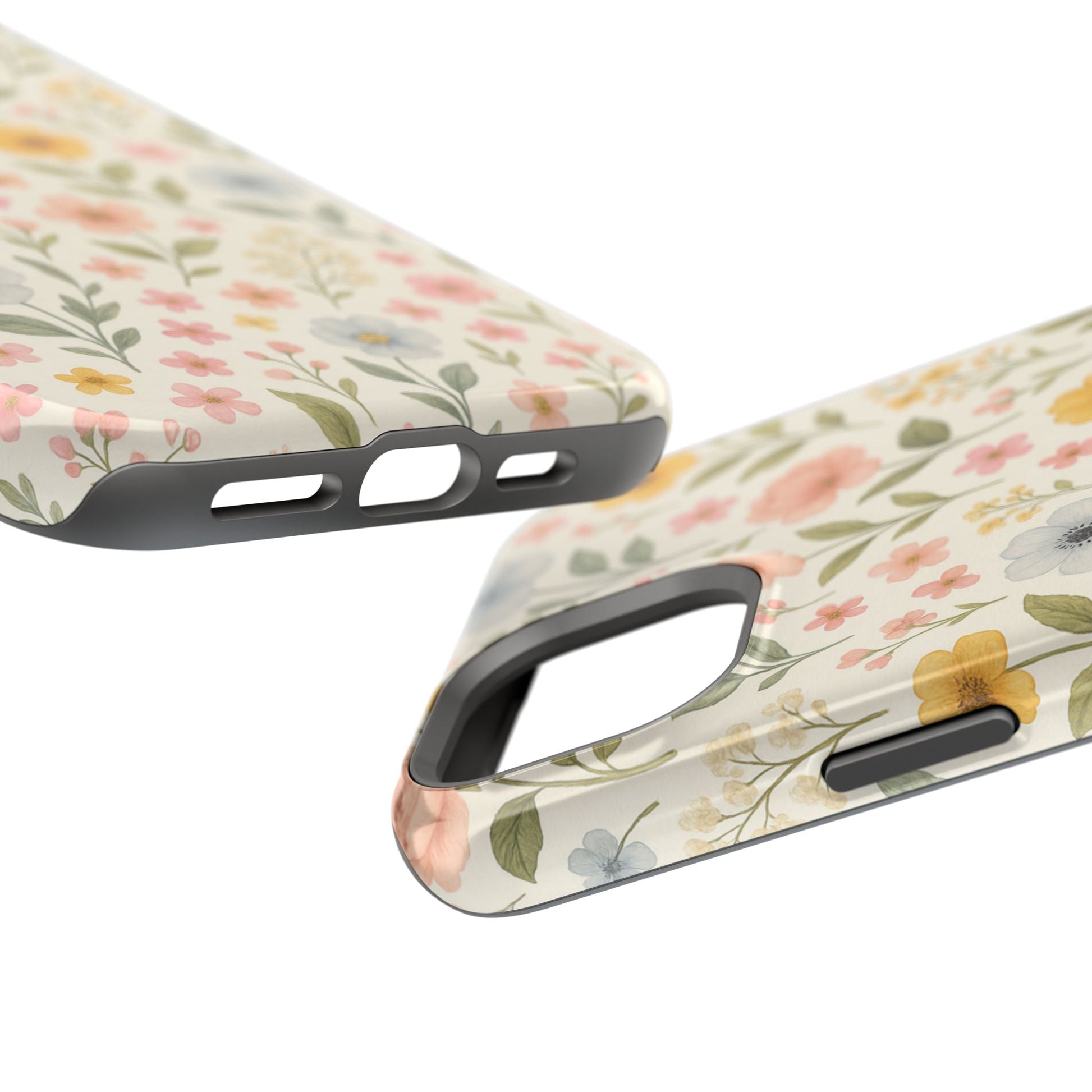Floral Garden Impact iPhone Case with MagSafe compatibility  Shamo's