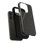 Black & Gold Marble iPhone Case with MagSafe  Shamo's