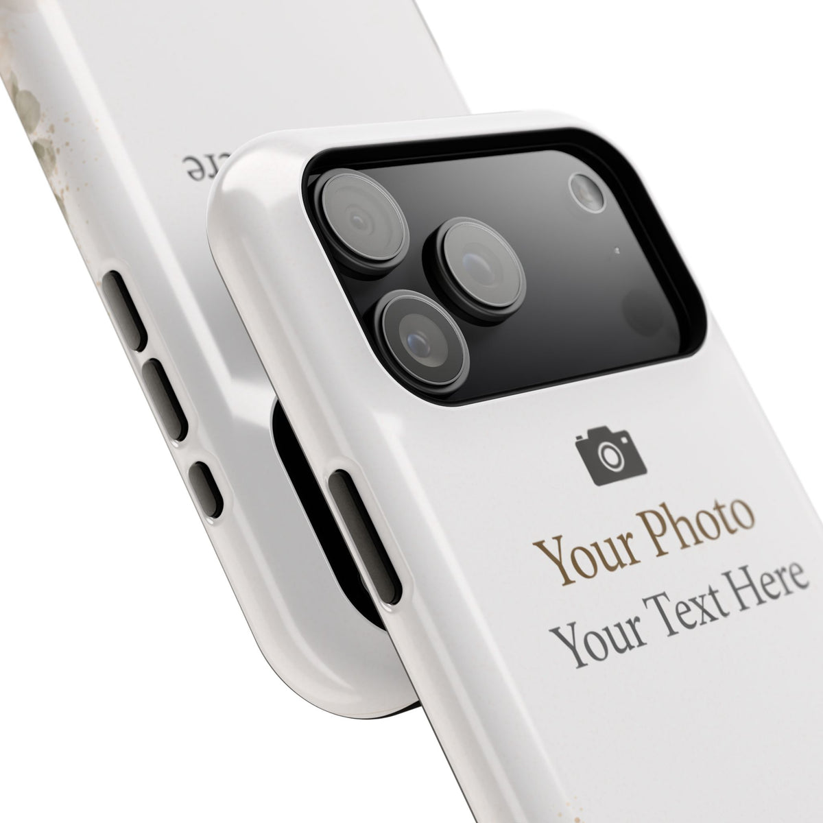 Personalizable Impact-Resistant Phone Case — Add Photo & Text