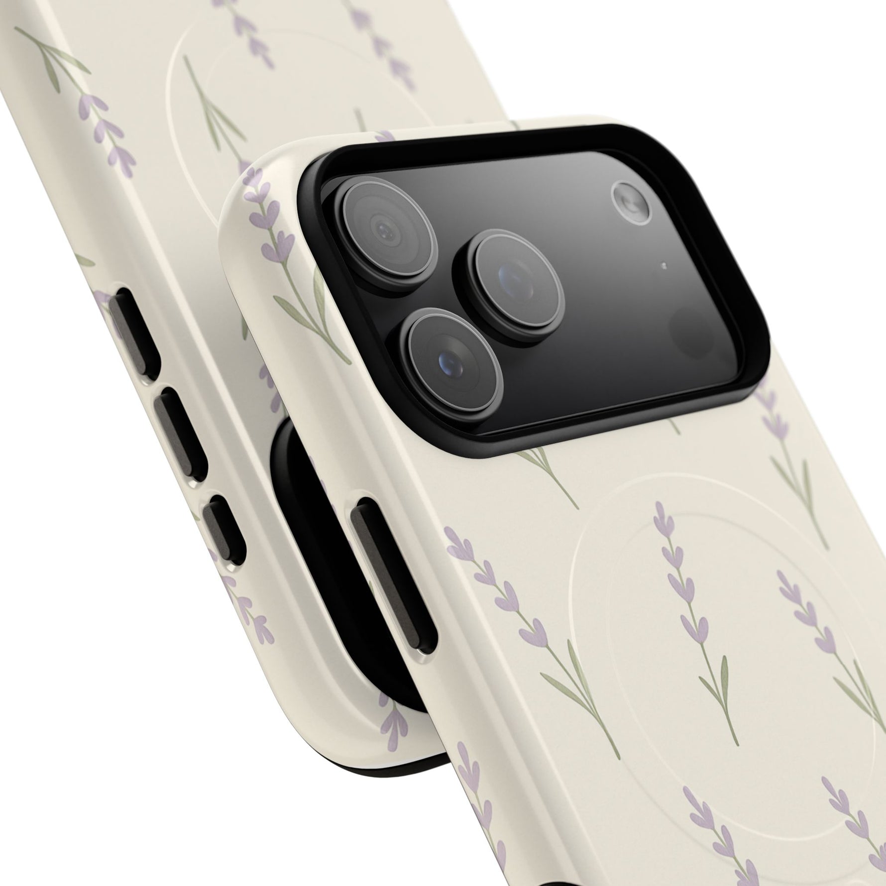 Lavender Minimal Bloom iPhone Case with MagSafe - Shamo's