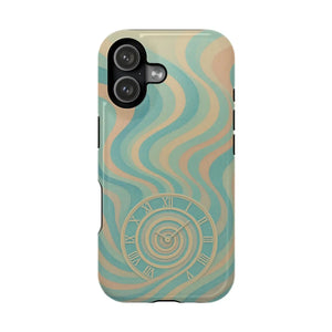“Flow of Time” iPhone Case with MagSafe Compatibility  Shamo's iPhone 17 / Glossy