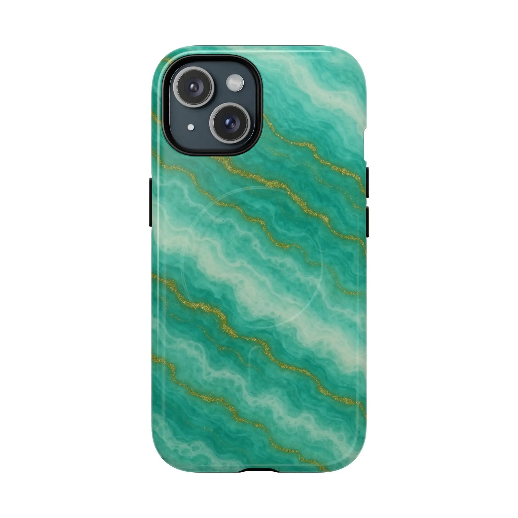 Ocean Marble Flow iPhone Case with MagSafe - Shamo's