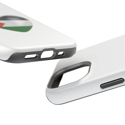 MagSafe Tough Cases with Palestinian flag in heart shape