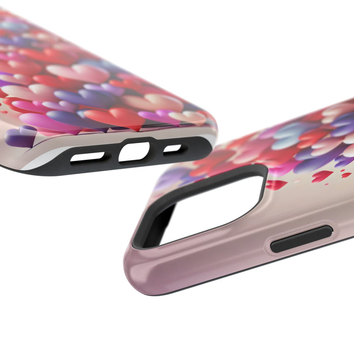 Shamo's Phone Case | MagSafe Compatible | Love Hearts Theme for iPhone 17 and more