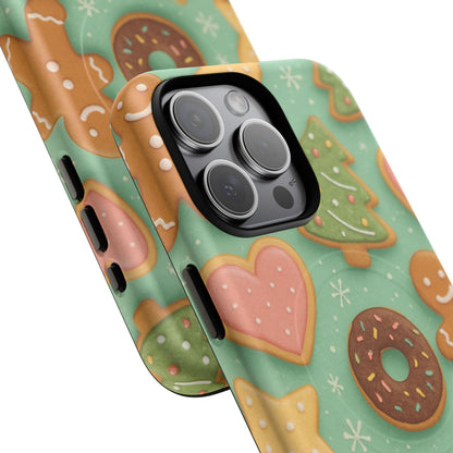 Holiday Cookie Pattern iPhone Case — MagSafe compatible - Shamo's
