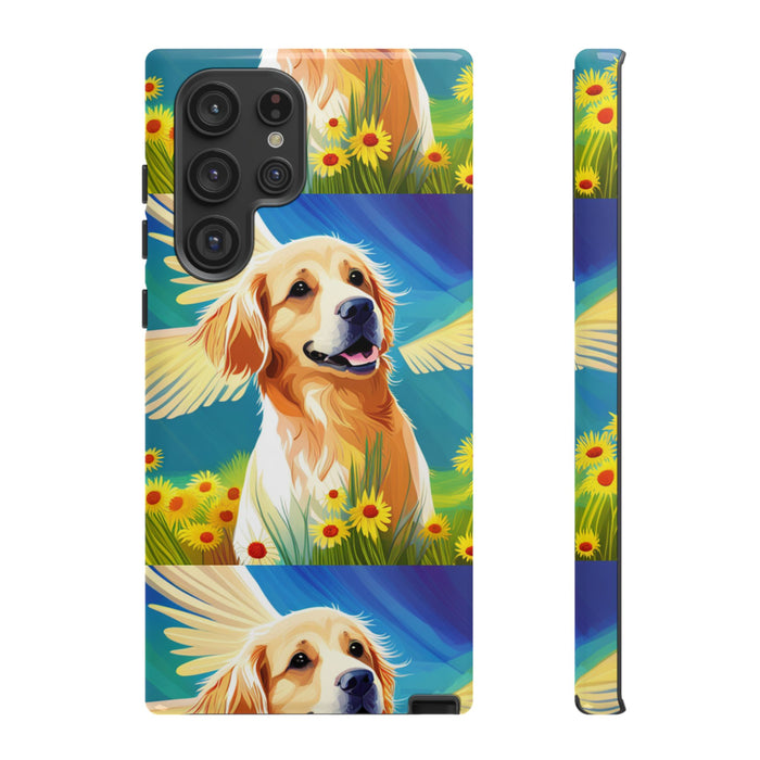 Tough Cases Golden Retriever with Wings Phone case