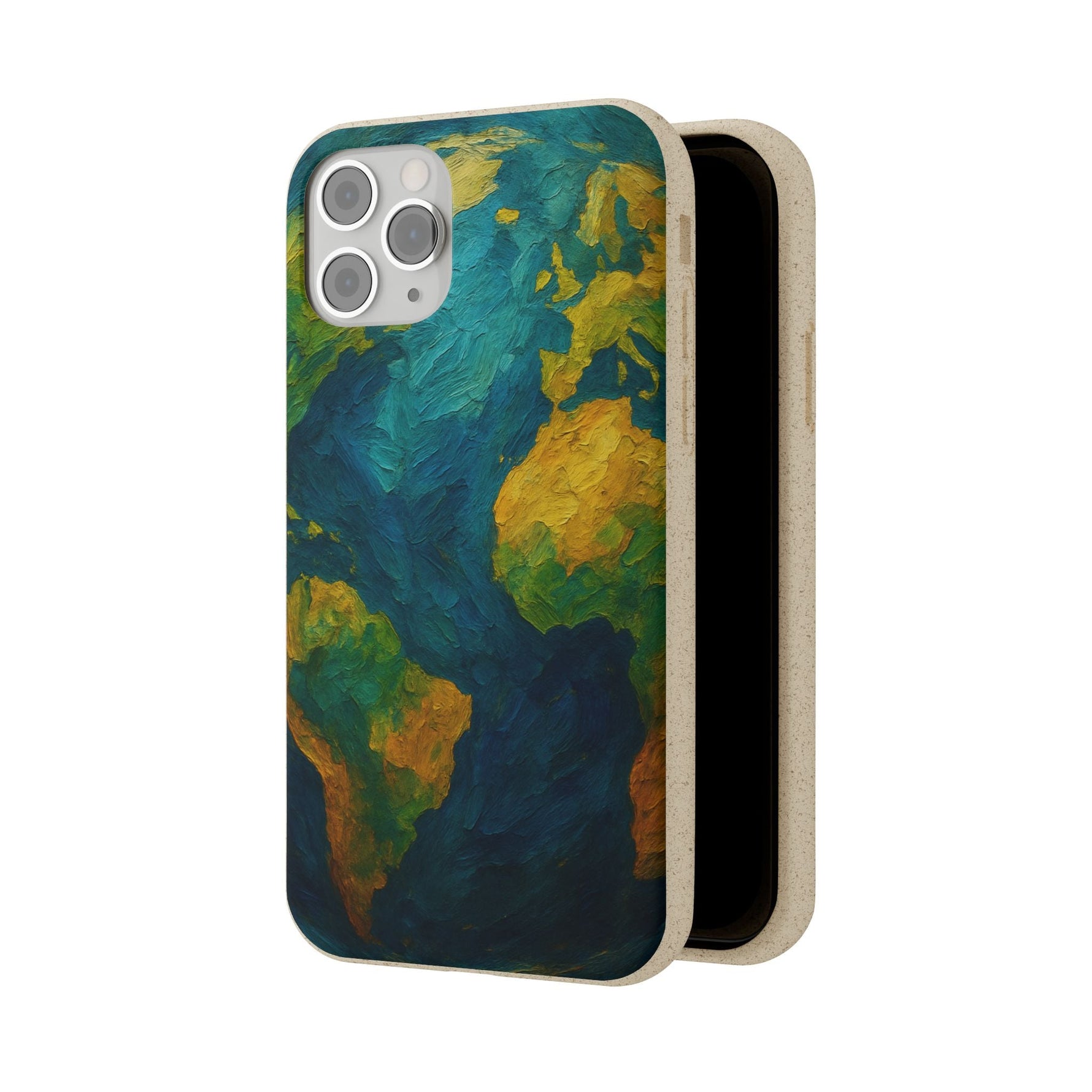 Biodegradable Phone Case — Earth Illustration Eco-Friendly Case  Shamo's
