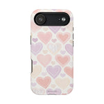 Pastel Heart Love MagSafe Impact-Resistant iPhone Case