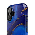 Blue Gold Marble Phone Case  Shamo's