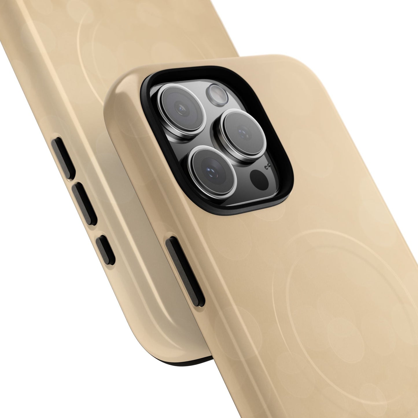 Gold Glitter Holiday iPhone Case — MagSafe-Compatible Design