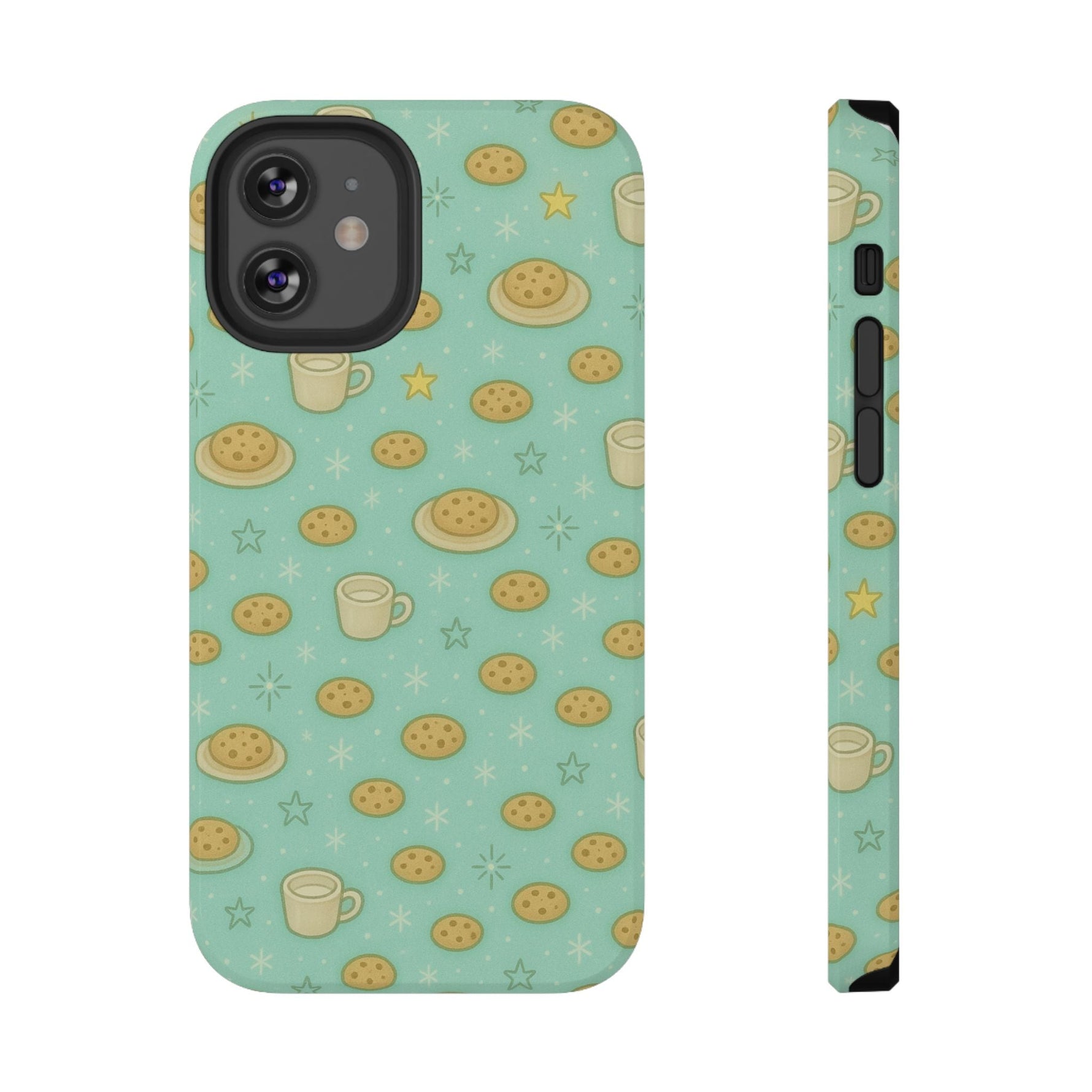 Cookie & Coffee Pattern Tough iPhone Case — Impact-Resistant  Shamo's iPhone 12 Mini / Glossy / Without gift packaging