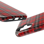 Red Tartan Plaid Impact-Resistant iPhone Case | MagSafe compatibility  Shamo's