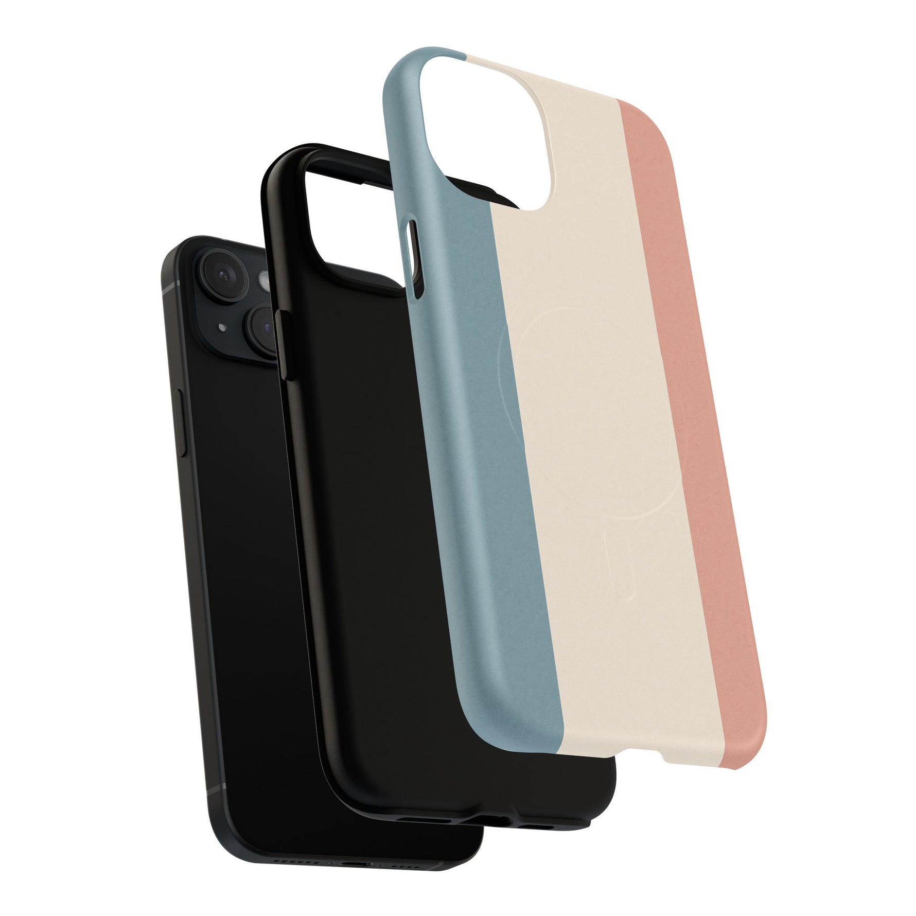 France Flag iPhone Case in Pastel Colors | MagSafe - Shamo's