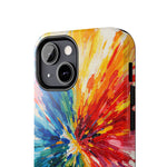 Vibrant Abstract Paint Explosion Impact Phone Case  Shamo's