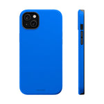 Cobalt Pop Blue Solid Color Impact-Resistant iPhone Case | Slim Shockproof MagSafe-Compatible