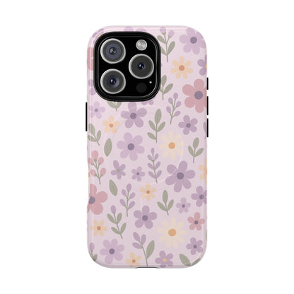 Floral Magnetic | Compatible with MagSafe Phone Case - Stylish and Durable Protection