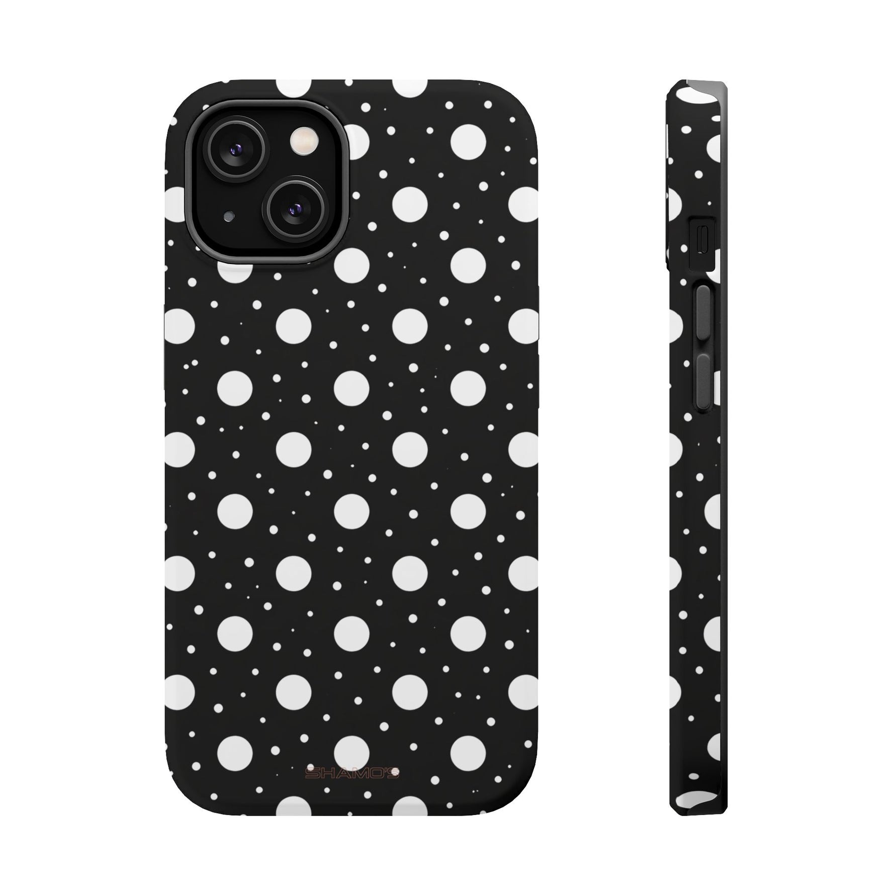 Polka Dot Impact-Resistant iPhone Case | MagSafe