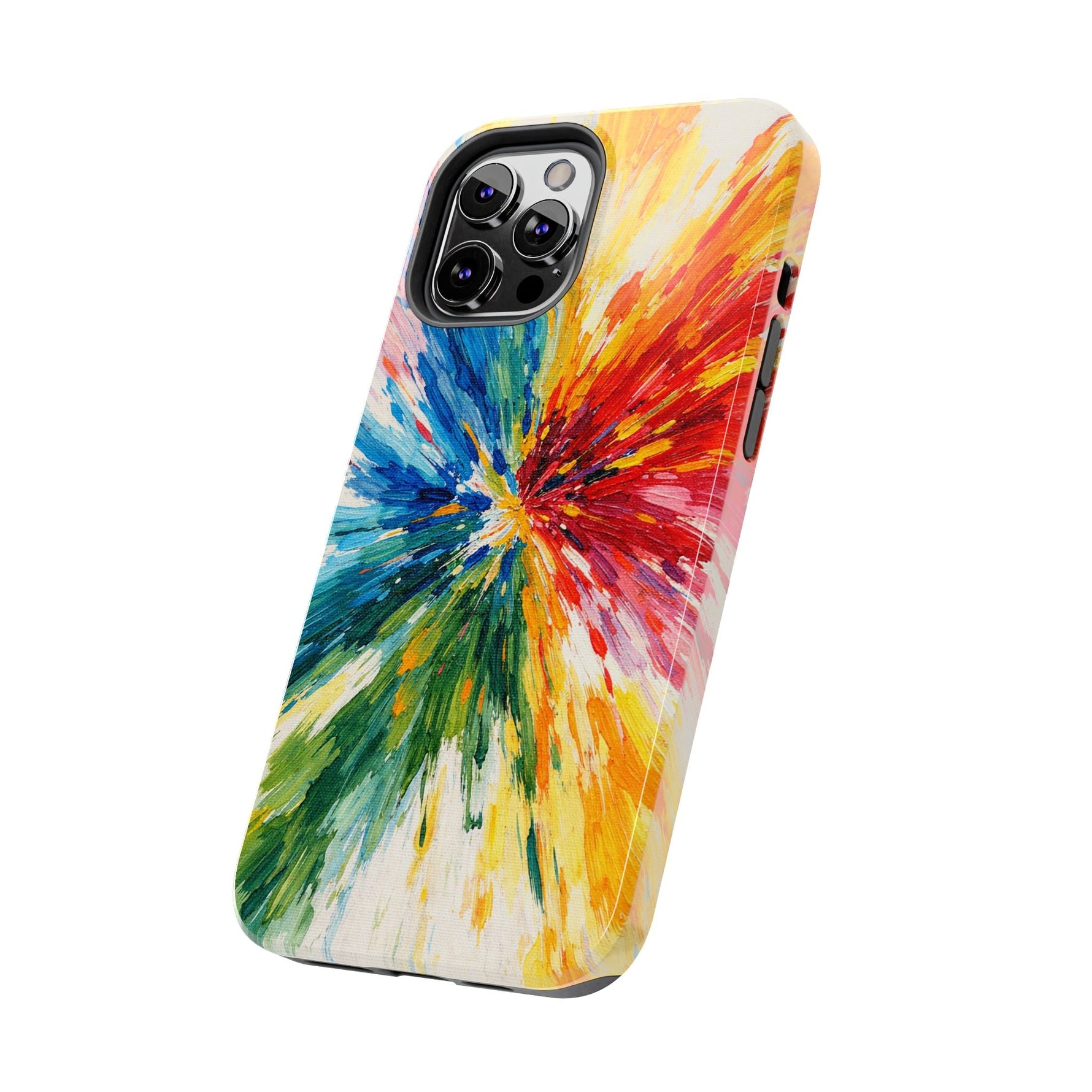 Vibrant Abstract Paint Explosion Impact Phone Case  Shamo's