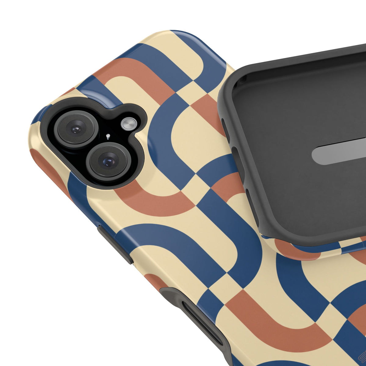 Mod Ribbon – Retro Geometric MagSafe Phone Case