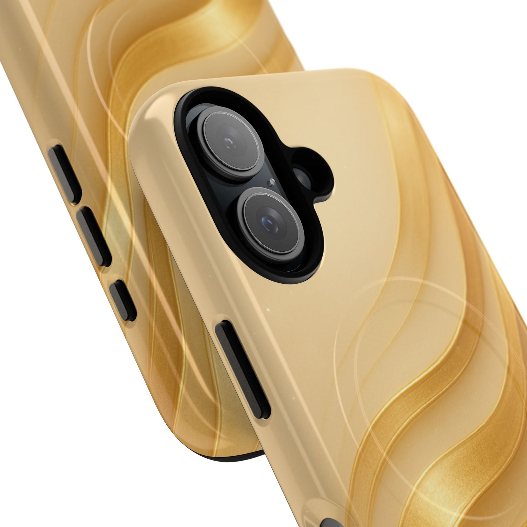 Luxury Series Golden Aura iPhone Case compatible with MagSafe  Shamo's