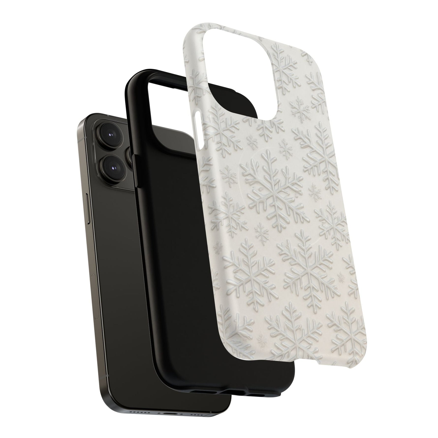 Snowflake Texture iPhone Case compatible with MagSafe  Shamo's