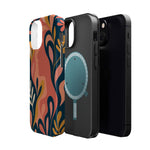 Floral Feminine Abstract MagSafe Impact-Resistant iPhone Case  Shamo's