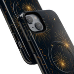 Gold Fireworks Celebration iPhone Case with MagSafe  Shamo's