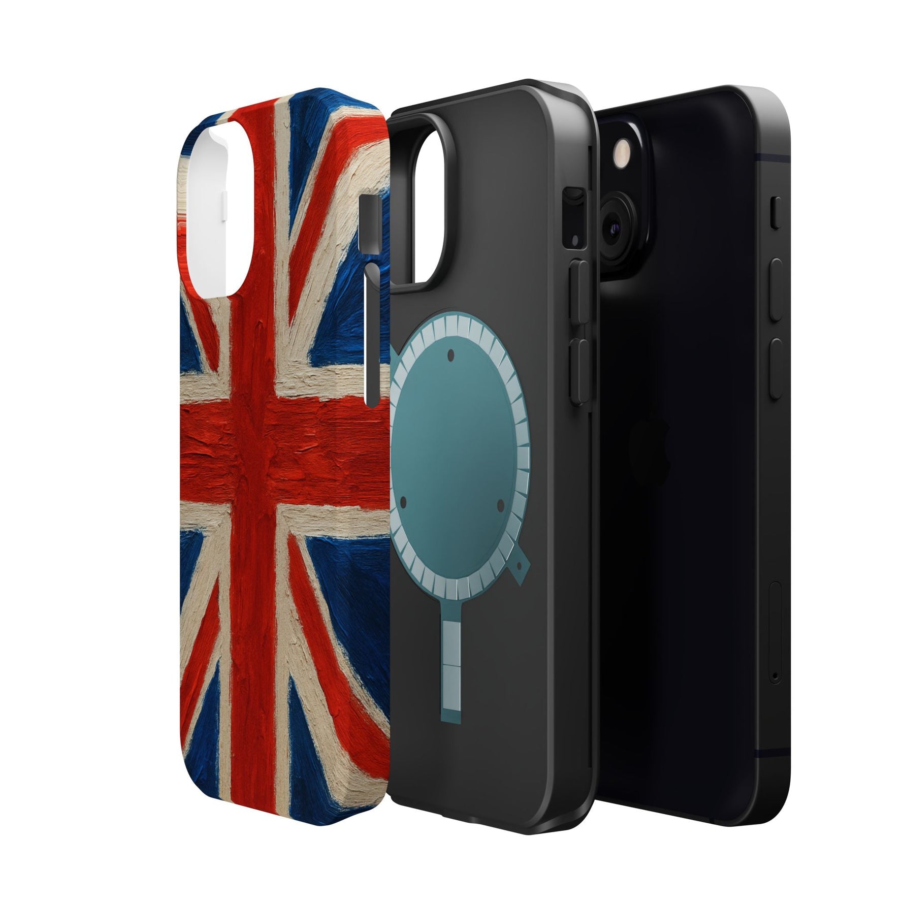 MagSafe Tough iPhone Case — UK Flag Magnetic Impact-Resistant Design  Shamo's