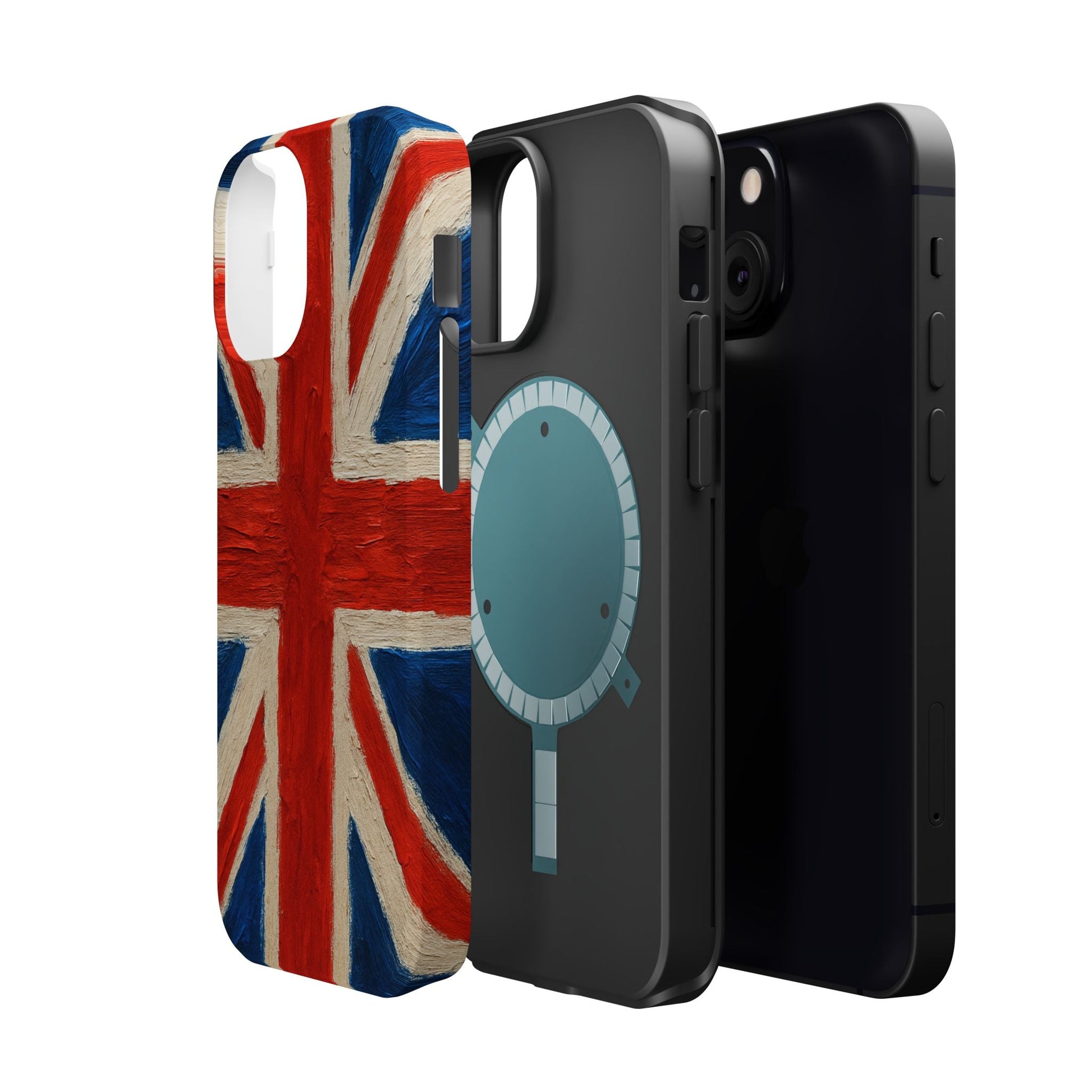 MagSafe Tough iPhone Case — UK Flag Magnetic Impact-Resistant Design  Shamo's