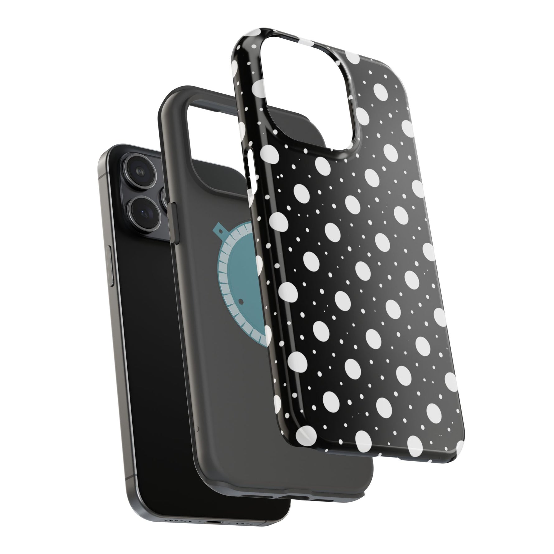Polka Dot Impact-Resistant iPhone Case | MagSafe