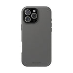 Charcoal Ink Black Solid Color Impact-Resistant iPhone Case | Slim Shockproof Magsafe-Compatible