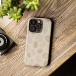 Neutral Pebble Pattern Tough iPhone Case  Shamo's
