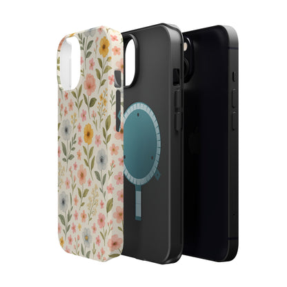 Floral Garden Impact iPhone Case with MagSafe compatibility  Shamo's