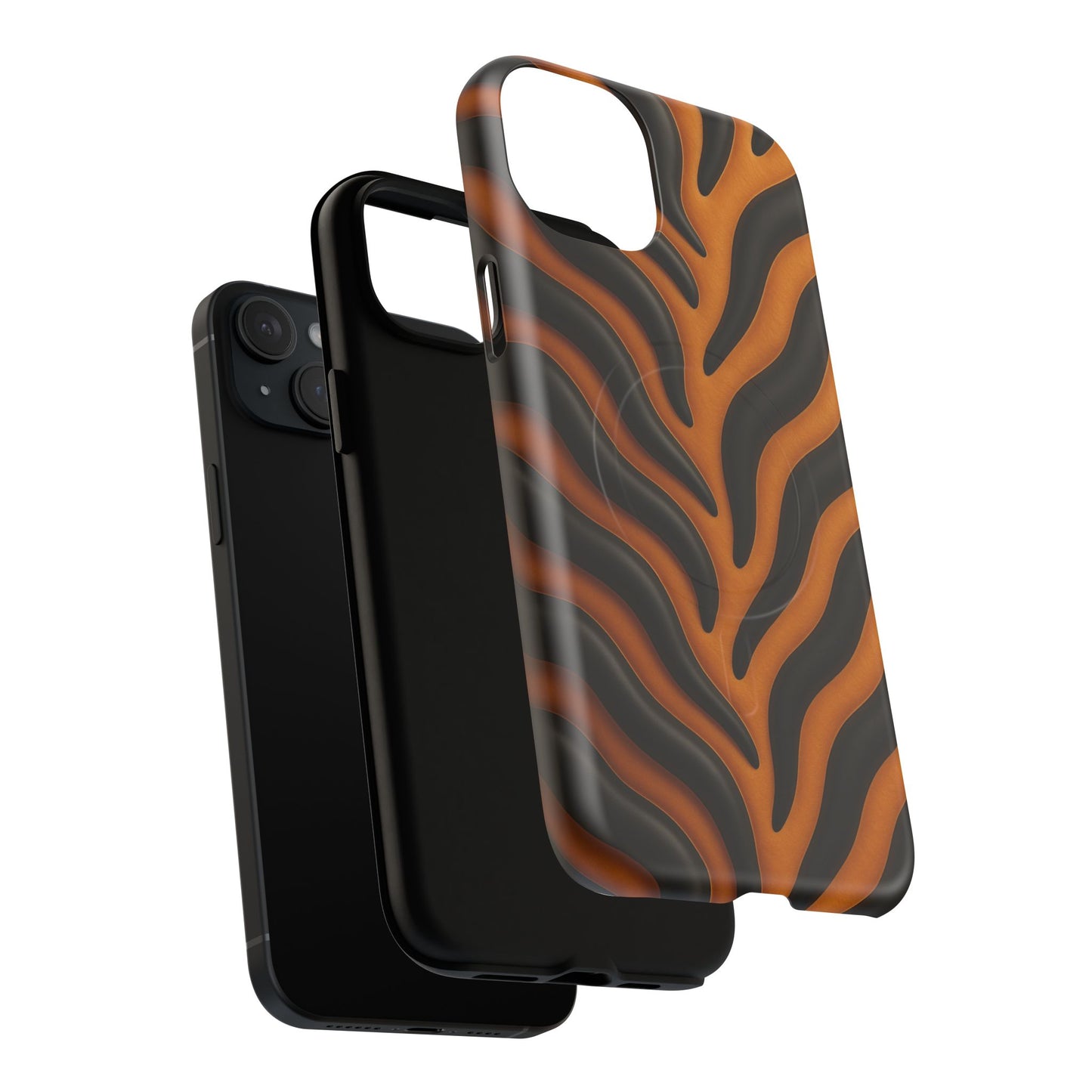 Fierce Tiger Striped iPhone Case - Works with MagSafe