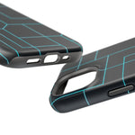 Neon Grid Magnetic Impact-Resistant iPhone Case | MagSafe compatible  Shamo's