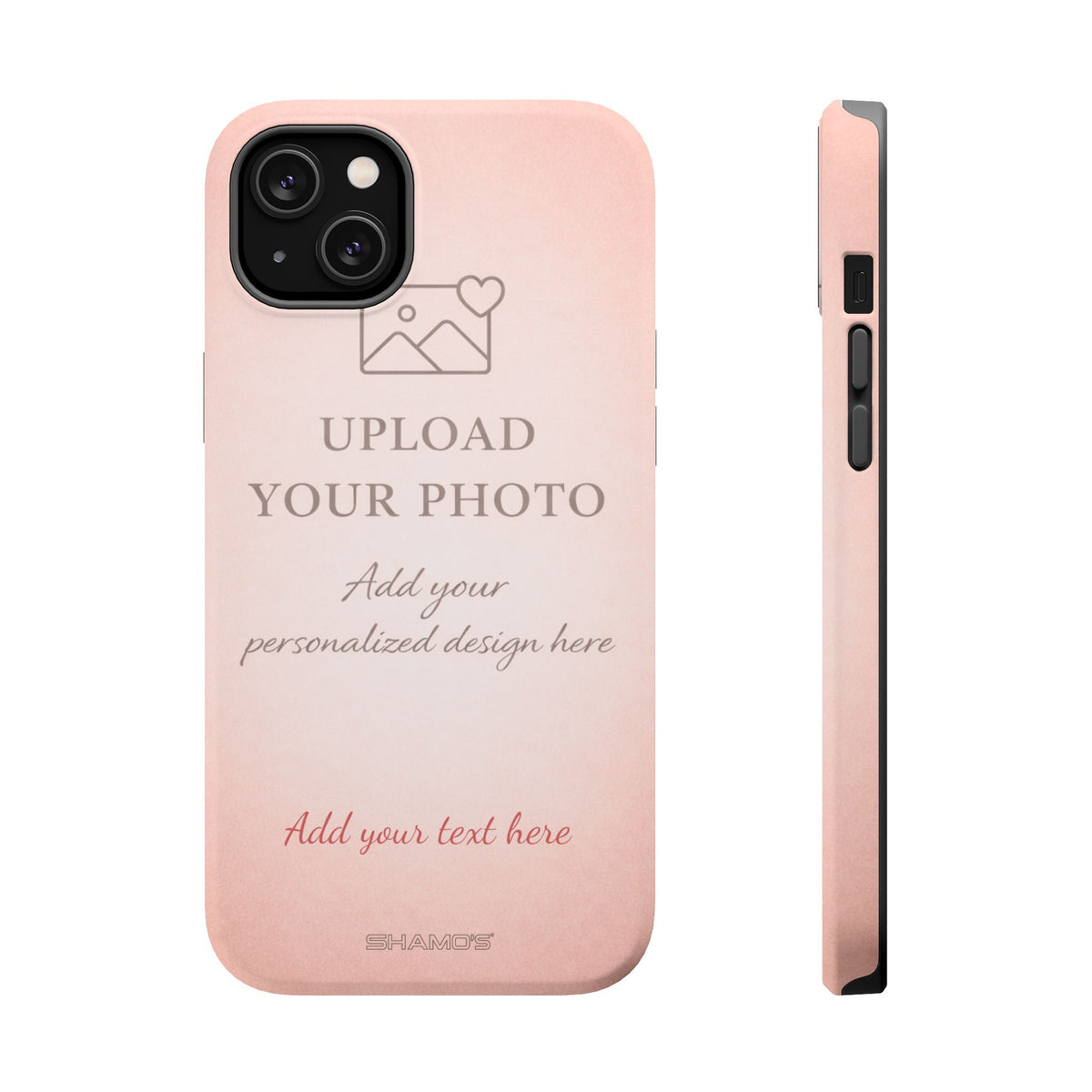 Personalizable iPhone Case | Add Your Own Photo and Text | MagSafe Compatible