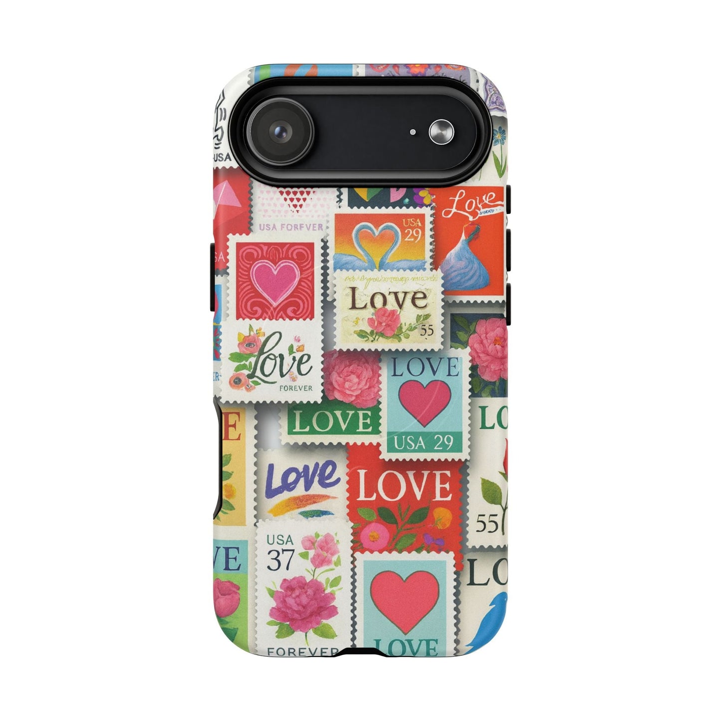 Vintage Romantic Love Stamp iPhone Case | Tough Protection + MagSafe  Shamo's iPhone 17 Air / Matte