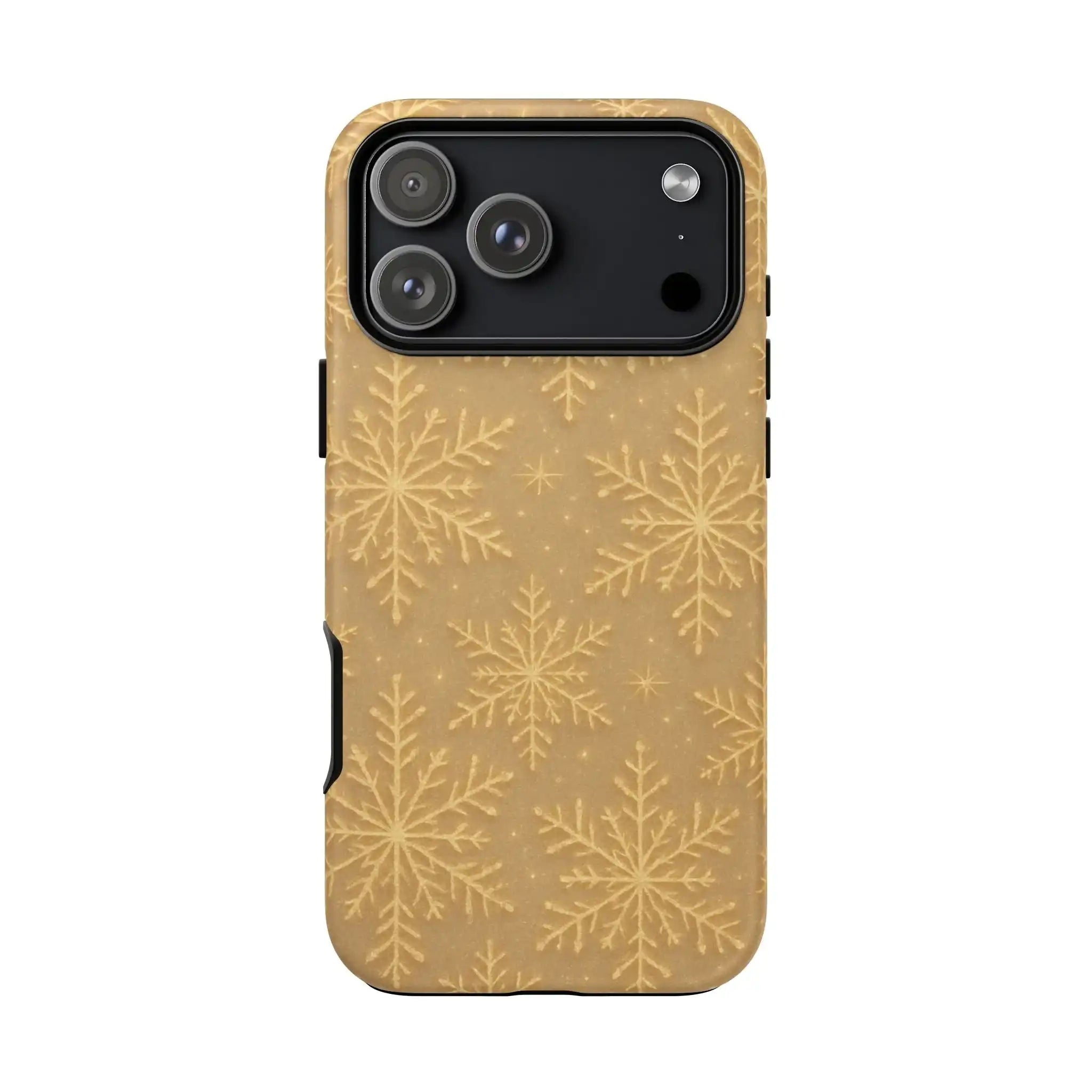 Golden Snowflake Holiday Phone Case  Shamo's iPhone 17 Pro Max / Matte
