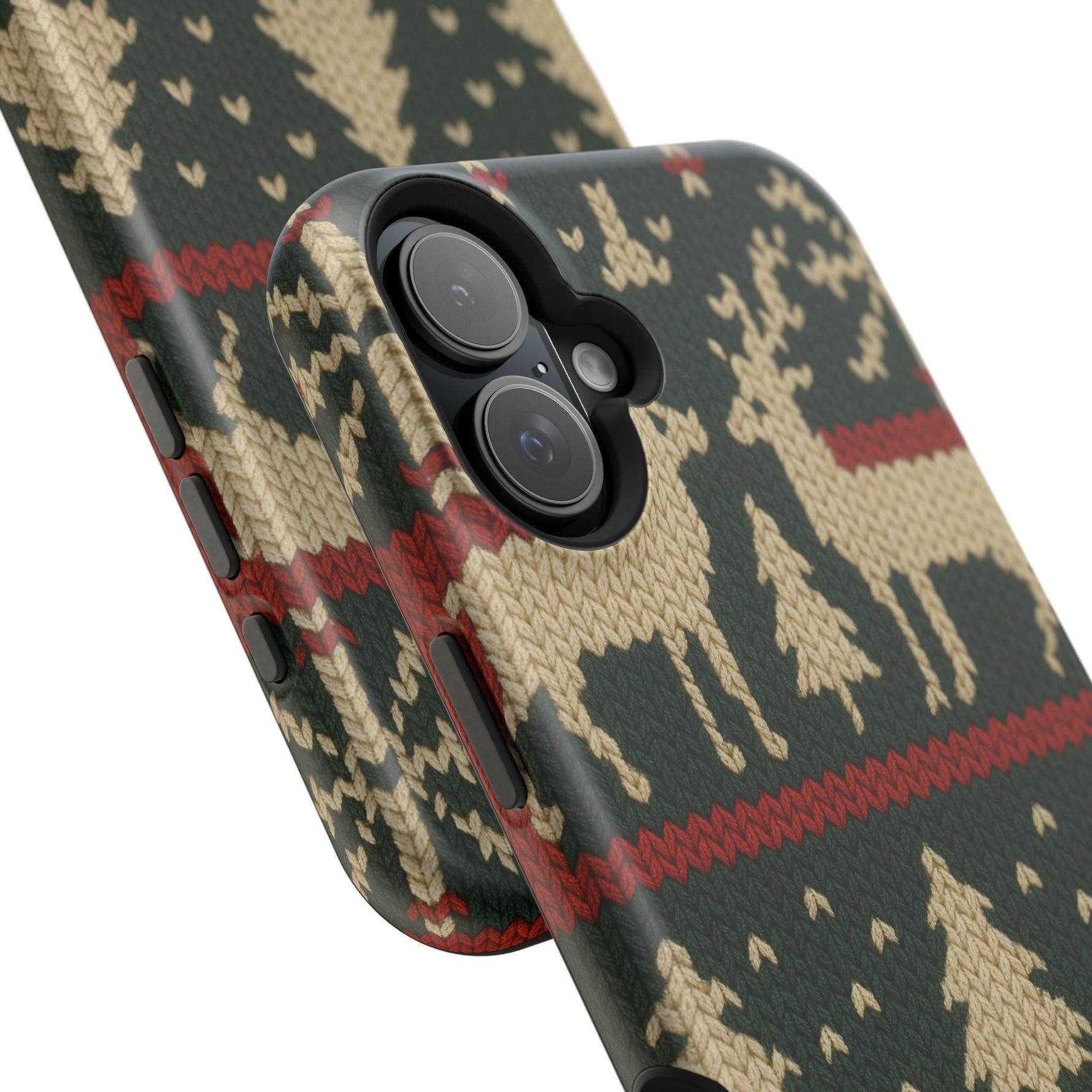 Holiday Reindeer Knit iPhone Case | compatible with MagSafe  Shamo's