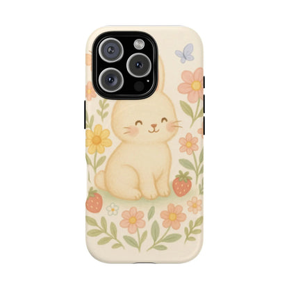 Fluffy Bunny Garden iPhone Case with MagSafe - Shamo's
