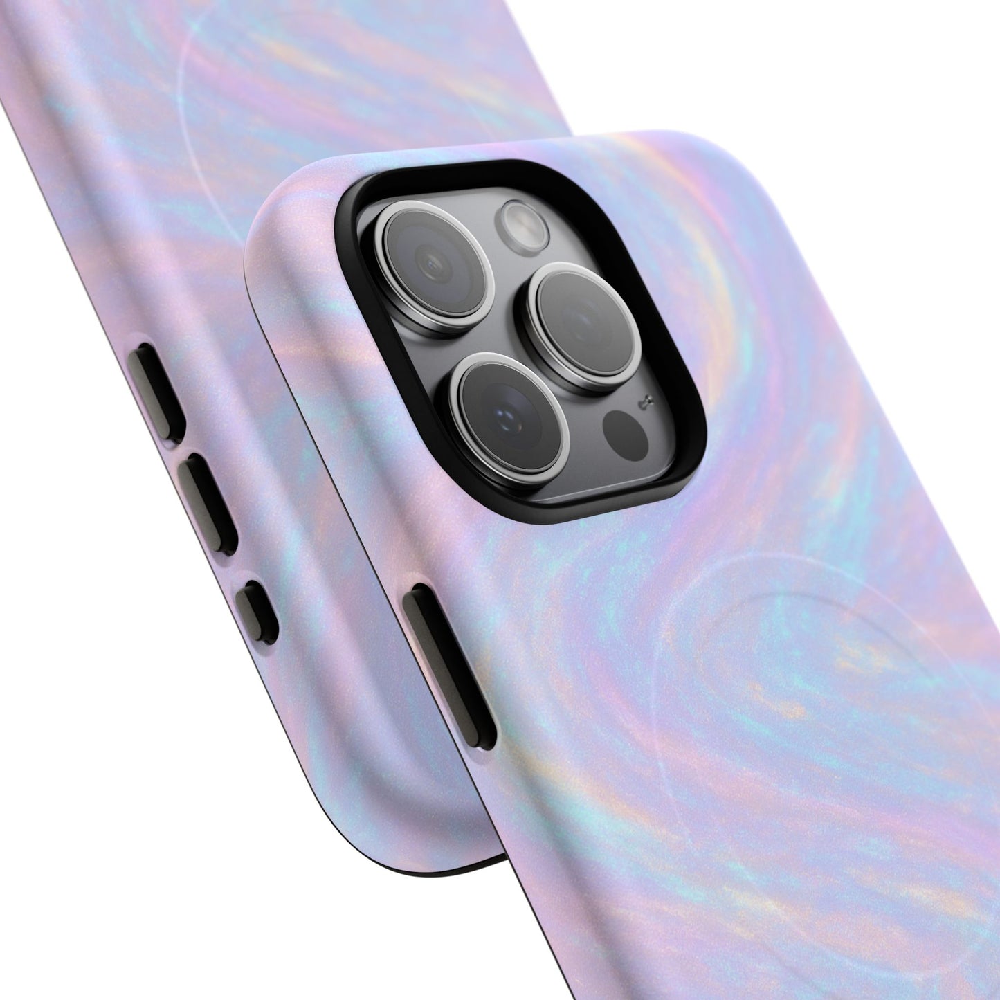 Luxury Series Iridescent Swirl iPhone Case with MagSafe - Shamo's
