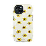 Sunflower Pattern Magnetic Impact-Resistant iPhone Case MagSafe Compatible