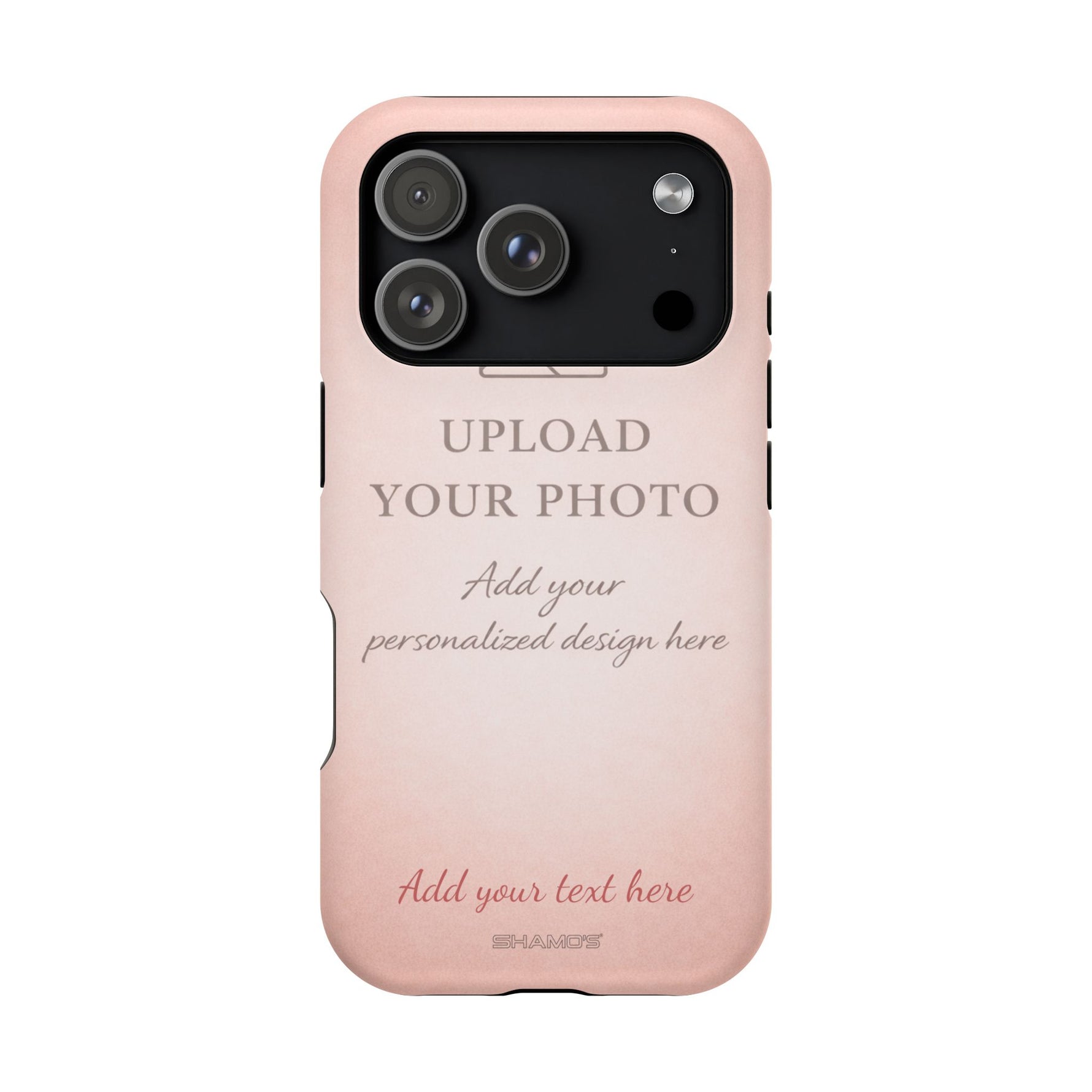 Personalizable iPhone Case | Add Your Own Photo and Text | MagSafe Compatible - iPhone 17 Pro / Matte - Shamo's