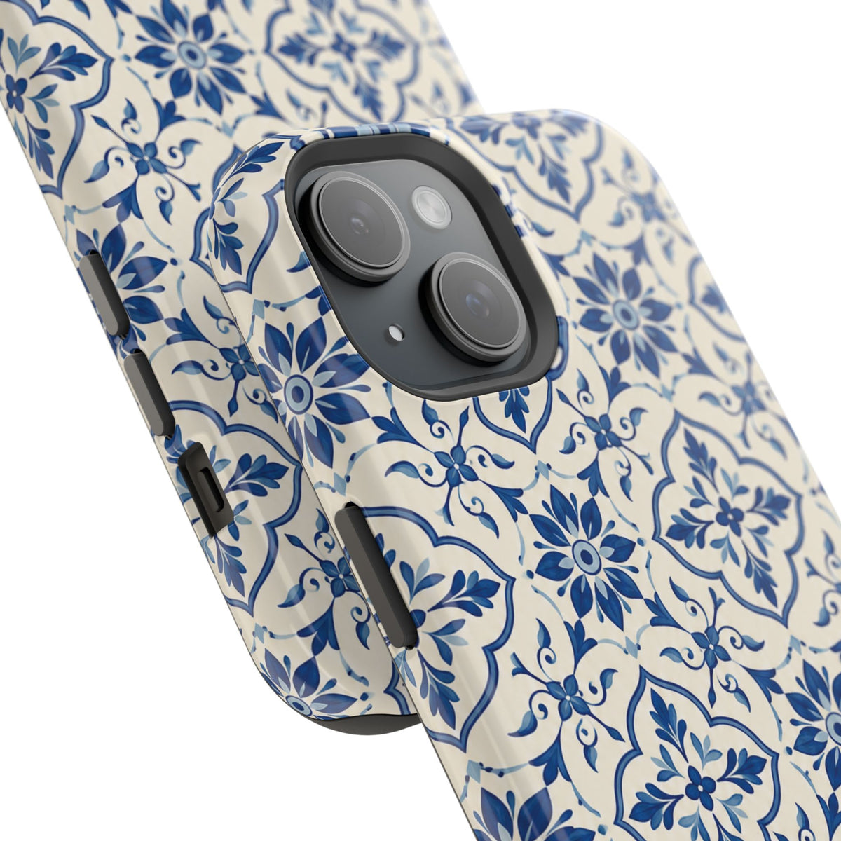 Lisbon Tile – Blue Ornamental MagSafe Phone Case