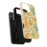 Mexico Hand-Drawn Cactus Pattern iPhone Case – Cute Desert Guitar & Sombrero Design | with MagSafe  Shamo's