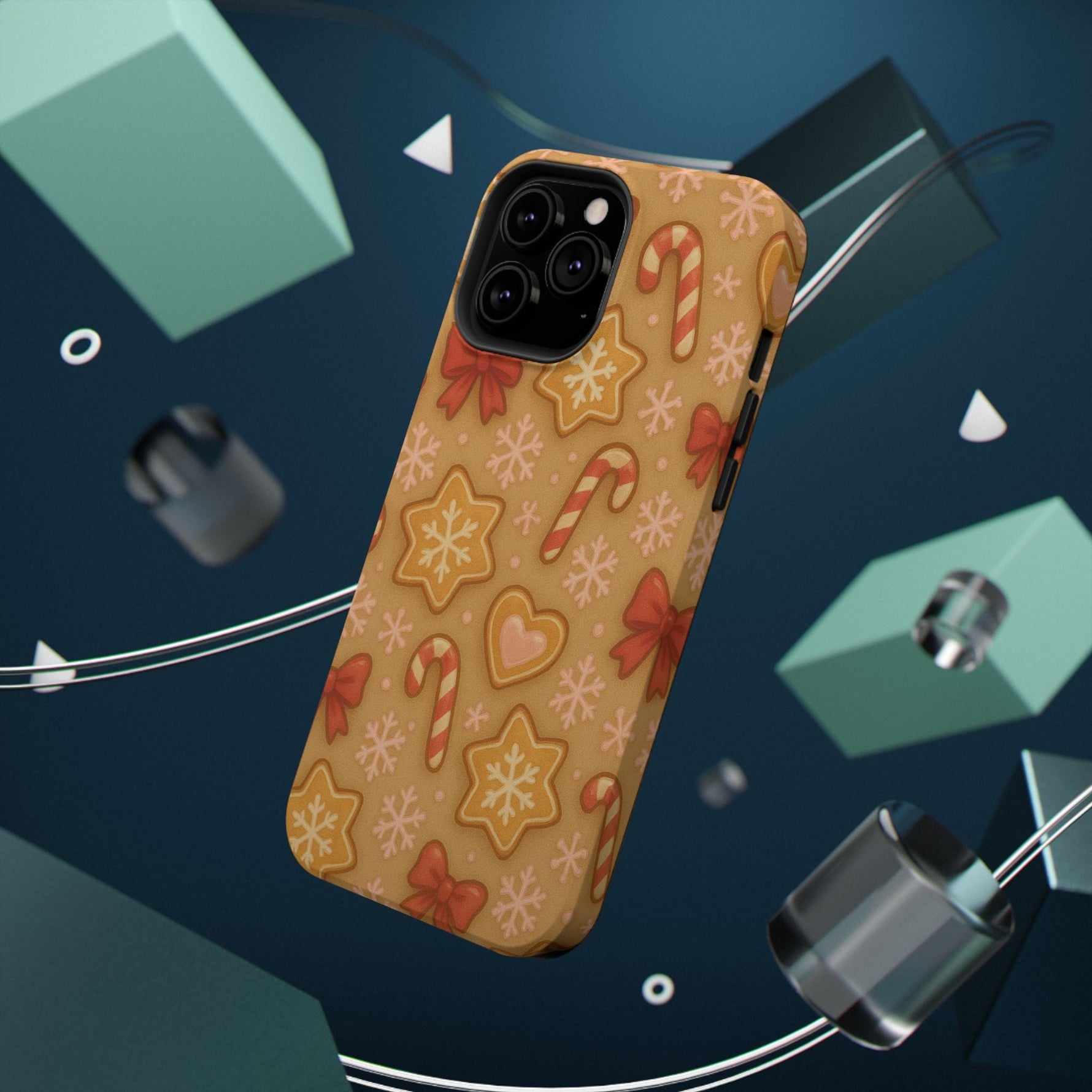 Candy Cane & Gingerbread Holiday iPhone Case — Impact-Resistant  Shamo's