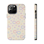 Infinity Pattern Tough Phone Case — Pastel Hearts & Stars  Shamo's iPhone 13 Pro Max